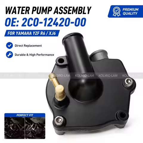 Fit for Yamaha XJ6 2008 - 2016 YZF R6 1999 - 2005 2C0-12420-00 Motorcycle Water Pump Assembly