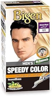 BUNDLE DEAL Bigen Men's Beard 101 & Bigen Men's Speedy Color B101 Natural Black