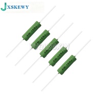 5pcs RX21 6W Wire Wound Resistance 5% 1R 10R 100R 1K 10K 12K 15K 18R 20R 22R 24R 27R 33R 36R 0.05 0.