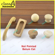 ClassAHW Cabinet Wooden Wood Handle Knob Door Drawer Pemagang Kayu Pintu Almari Naytoh Oak Ramin