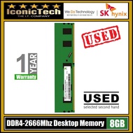 SK Hynix 8GB DDR4 2666MHz DDR4 RAM PC Ram Memory(Used-Terpakai)