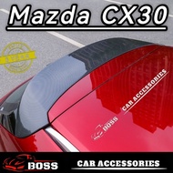 Mazda CX30 Rear Spoiler Cover Spoiler Garnish Trim Protection Sport Design Exterior Accessories Boss