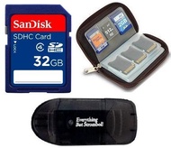 32GB SD/SDHC Class 4 Memory Card (Bonus Pack - Includes Everything But Stromboli (tm) Reader and Mem