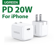Củ sạc Ugreen 20W Chân gấp gọn - Hỗ trợ sạc nhanh PD + QC 20W - Hàng Chính Hãng- HSHOP365 HSHOP365HN