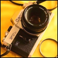 Bekas! Kamera Analog Canon Ftb Lens FD 50mm 1.8