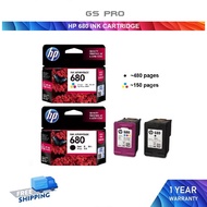 [GSPRO] HP 680 Combo Black/Tri- Colour Ink Cartridge [READY STOCK]