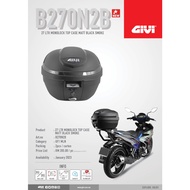 BKP 29L UNIVERSAL MOTORCYCLE TOP BOX FITS 1 HELMET GIVI BOX B270N2B