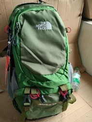 五色可揀 THE NORTH FACE北面 50L戶外登山徒步露營雙肩背包 背囊（送防水罩）綠色047