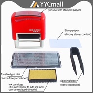 Rubber Stamp Kit Custom Mini Stamp DIY Typeface Combination Custom Mini Stamp Self Lnking Stamp