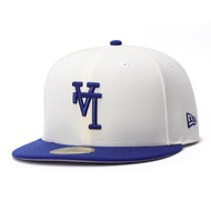 New Era Los Angeles Dodgers Upside Down Dark Royal 59FIFTY Fitted Cap