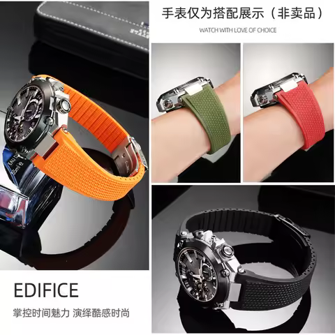 For Casio 5625 mrg b2000 special resin watch strap MRG-G2000 waterproof sports silicone strap access