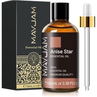 Anise Star Essential Oil, MAYJAM Pure Anise Star Oils for Diffusers, 3.38FL.OZ/100ML Star Anise Esse