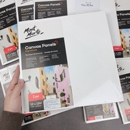Tấm Toan Vẽ Canvas Panel Mont Marte - Toan Căng Bìa Cứng- Canvas Panel Signature