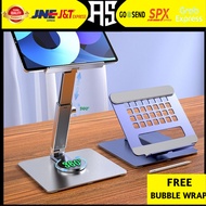 FunDigi Tablet Holder Stand Foldable 360 Rotation Aluminum - H06