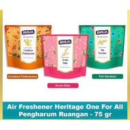 Dahlia Heritage Series Air Freshener Pewangi Teh Keraton Cendana Padmasana 75g Product of Indonesia 