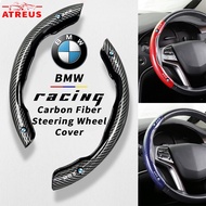 BMW Carbon Fiber Steering Wheel Cover Anti Slip Car Steering Wheel Protector Cover For BMW E36 E46 E30 E90 F10 F30 E39 E60 X1 E84 F48 F25 X3 E83 X5 F15 X7
