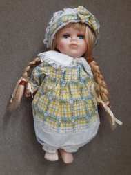 早期 復古 陶瓷娃娃 擺飾 洋娃娃 金髮娃娃 玩偶 送寶寶禮物