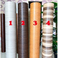 3D MARBLE WOOD FIBER MOTIF STICKER WALLPAPER STICKER WOOD PREMIUM