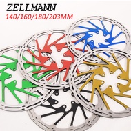 Zellmann 160mm MTB Rotors Bike Rotor Disc 140mm/180mm/203mm Centerline Rotor Disc for SHIMANO SRAM