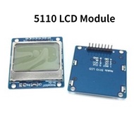 84X84 Lcd5110หน้าจอ Nokia 5110 Arduino จอแสดงผล LCD โมดูลแสดงผลอะแดปเตอร์แบคไลท์ฟ้า