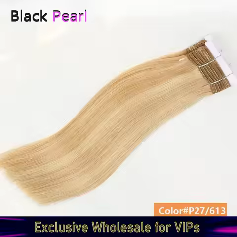 Honey Blonde 27 Black Pearl Brazilian Straight Human Hair Bundles Ombre Blonde Color Remy Hair Exten
