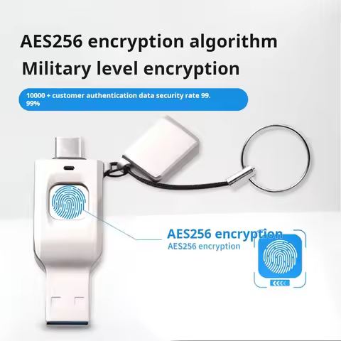 Fingerprint encrypted USB flash drive storage portable memory High-Speed memory stick Thumb drive ex