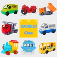 Compatible with Lego Duplo Large Particle Building Blocks Diy Fire Truck Bus Motorcycle Helicopter C