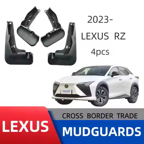 4pcs/set Car Mud Flaps for Lexus RZ EB10 E450 E300 Exterior Front Rear Mudflaps Splash Guards Tyre G