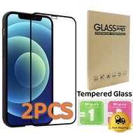 2Pcs Tempered Glass for IPhone 11 14 12 13 15 Pro Max X XR XS MAX 6 7 8 7Plus Screen Protector Film