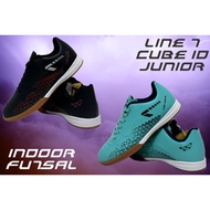 Line 7 CUBE ID Junior Kids Indoor Futsal Shoes Indoor Shoes Kasut Futsal Kanak Kanak.