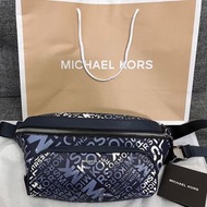 原價$23000 全新 附品牌紙袋、防塵袋 Michael kors MK 腰包 男生腰包 防刮皮腰包 小包包 隨身包 包包