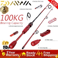 DAIWA Rod Casting Fishing Rod Spinning Joran Pancing Jigging Rod Carbon 2 Sections 1.8-2.1M/4-12lb