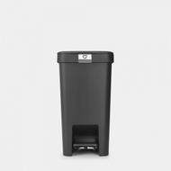 brabantia - 比利時製造 16L Stepup長形腳踏桶 (深灰) H41.1 x L29.6 x W22.3 cm 800306 廚房 | 廁所 | 辦公室 垃圾桶