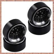4PCS 1.3 Inch Beadlock Wheel Hub Rims for RC Crawler Car 1/24 1/18 TRX4M SCX24 Upgrade Parts