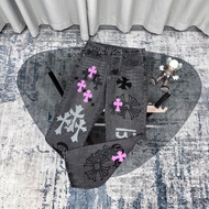 Chrome hearts Chrome hearts Chrome hearts Custom-Made Inkjet Purple Leather Jeans