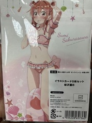 出租女友 線上抽獎：泳裝與女友 D-8 賞 插畫卡 5 張套裝- 櫻澤墨[平行進口]