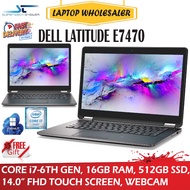 Dell Latitude e7470 BUSINESS ULTRA BOOK (Core i7-6th Gen, 16GB Ram, 512GB SSD, 14.0" Full HD Screen)