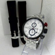 jam tangan alexandre christie ac 6163 mc svblwh (silver putih)