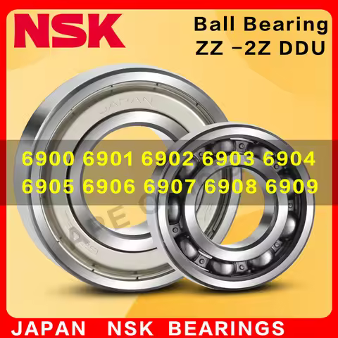 Japan NSK Bearing 6900 6901 6902 6903 6904 6905 6906 6907 6908 6909 6910 ZZ DDU -2RS Deep Groove Bal