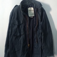 alpha industries navy biru m65 jacket original size S fit to L