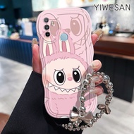 YIWESAN Casing Hp Untuk OPPO A53 2020 A53s A32 A33 2020 A11s Case Casing model Monster lucu Anti Dro