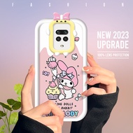 เคสโทรศัพท์เคสสำหรับ Xiaomi Redmi โน๊ต9 Note 9 Pro Note 9S Note 9T Redmi Note9s การ์ตูน Kuromi เคสโทรศัพท์ Pochacco กรอบเลนส์โทรศัพท์ฝาครอบป้องกันนิ่มเคสโทรศัพท์มือถือกันกระแทก