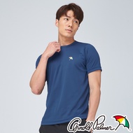 [Arnold Palmer Umbrella] Mesh Wicking Round Neck Short-Sleeved Shirt Boys Clothes Plain T Sportswear