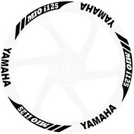 Yamaha Mio i 125 Black Yamaha Decal Mag Sticker