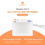 Modem ZTE F412 Epon ONT Non WiFi | Modem Bekas Original Bonus Adaptor