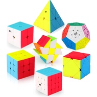 QiYi Cube 2x2 3x3 4x4 Speed Cube, Pyramid Cube, Megaminx Cube Magic Cube Puzzle Cube Toys Gift for K
