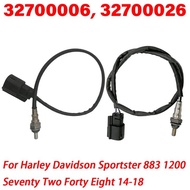 【Worth-Buy】 2PCs 32700026 32700006 front rear oxygen sensor for Harley Davidson Sportster 883 1200 S