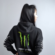 Hoodie เสื้อฮูด เสื้อกันหนาว monsterมอนสเตอร์ ดำ