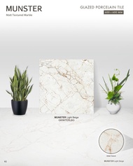 Granit Lantai Atena Marble Series - MUNSTER Light Beige 60x60 kw 1