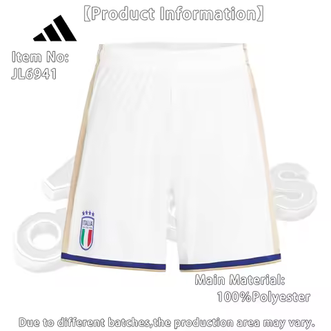 26 Nat Jersey Adidas Italy 2026 FIFA World Cup Home Fan Version Soccer Shorts JL6941